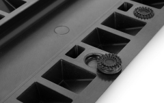 Set de 8 picioare anti-alunecare | negru | 27 mm Defender XPRESS 8er SET Anti-alunecare